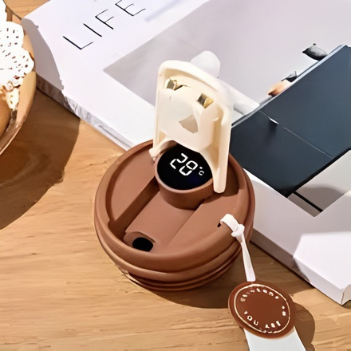 Termo inteligente con pantalla led