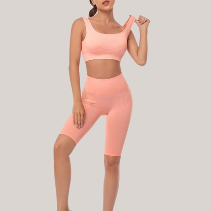 SUMMER SCULPT SHORT SET (2 PIECE)