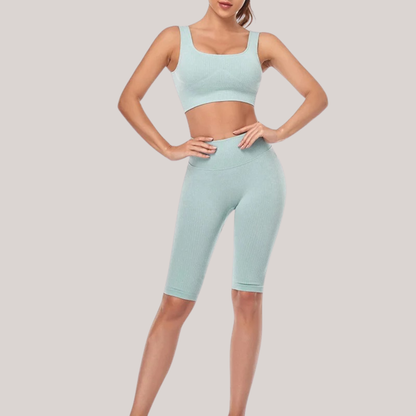 SUMMER SCULPT SHORT SET (2 PIECE)