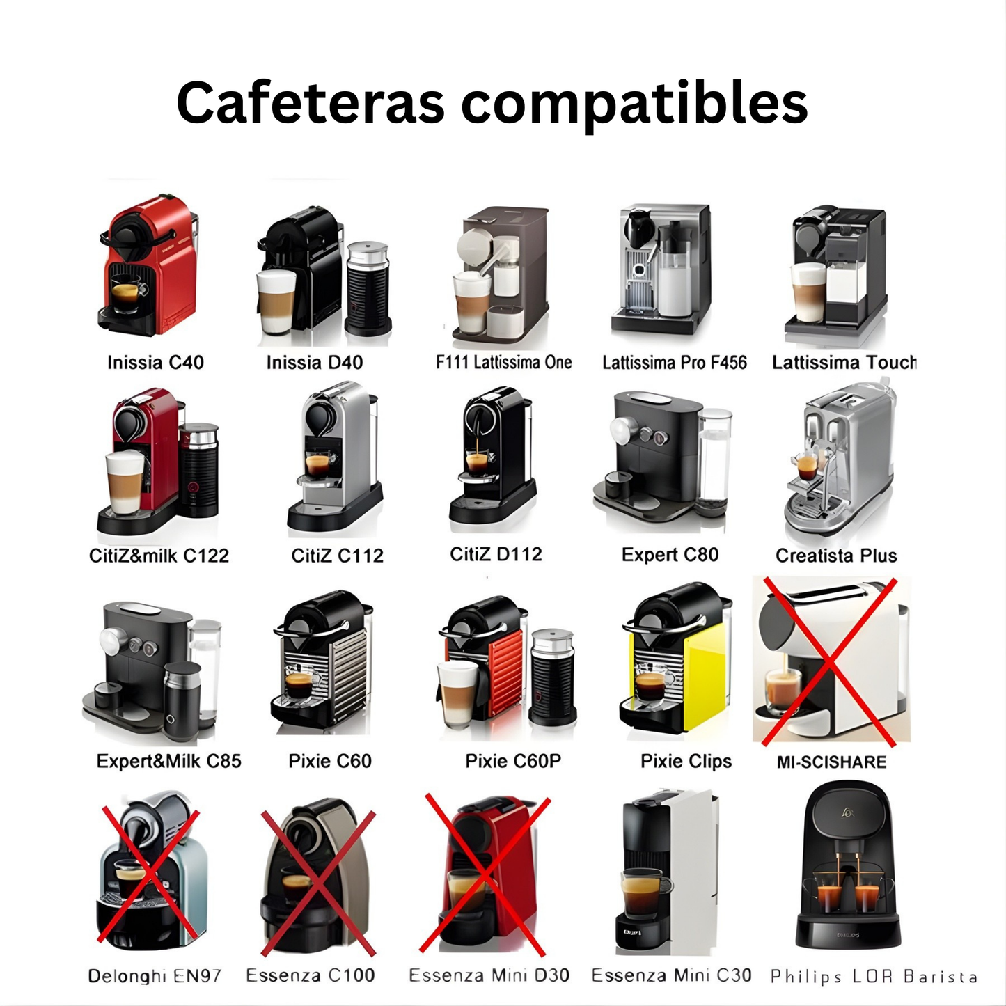 Cápsula reutilizable de café para Nespresso
