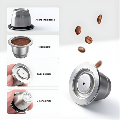 Cápsula reutilizable de café para Nespresso
